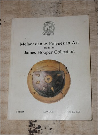 Polynesian Art from the James Hooper Collection, Christies, 1979, Tribal art reference books, Maori art reference books, Fijian art reference books