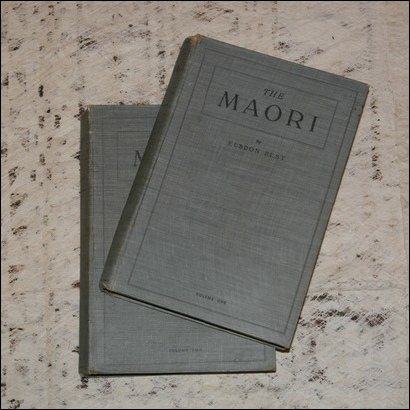 The Maori, Elsdon Best, Two Volumes, First Edition 1924, Tribal art reference books, Maori art reference books, Fijian art reference books