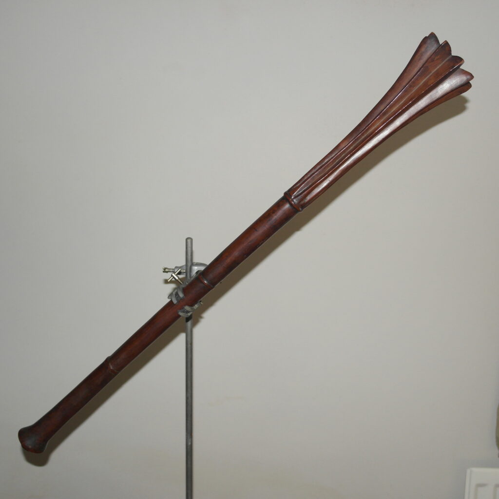 19th century Samoan club, Samoan coconut stalk club, uatongi, Samoan art antiques and weapons gallery, 19ème siècle Samoan massue de guerre, Samoan war club