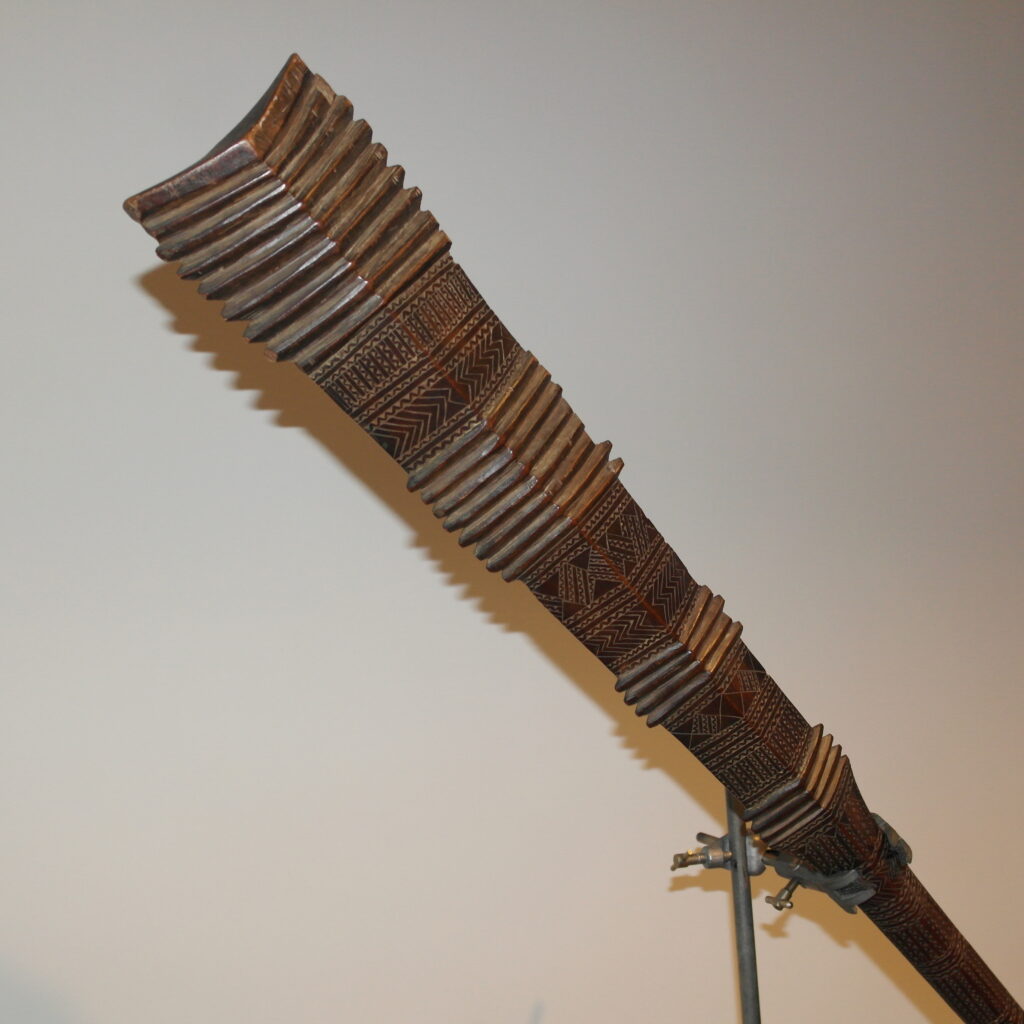 19th century Samoan club, Samoan coconut stalk club, uatongi, Samoan tribal art antiques and weapons gallery, 19ème siècle Samoan massue de guerre