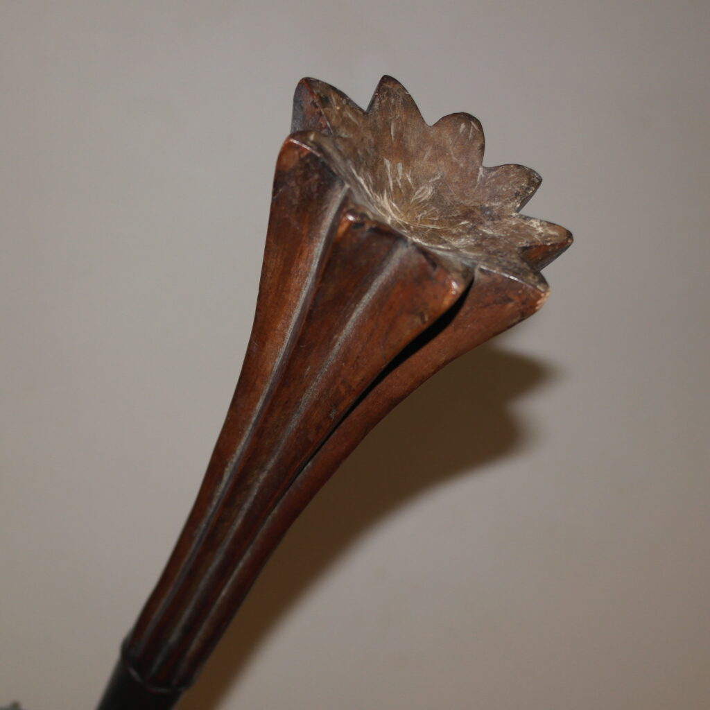 19th century Samoan club, Samoan coconut stalk club, uatongi, Samoan art antiques and weapons gallery, 19ème siècle Samoan massue de guerre, Samoan war club