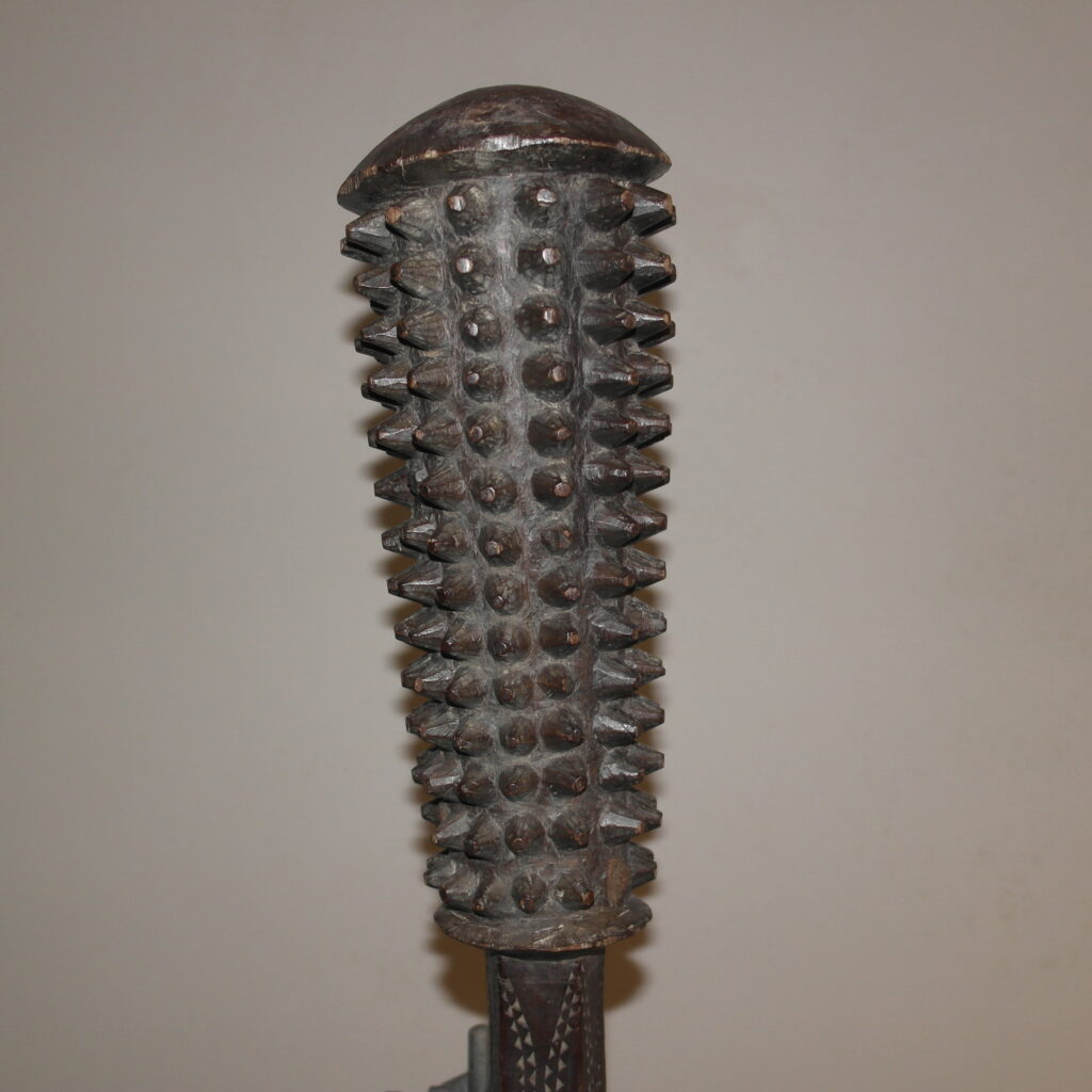 19th century Samoan Fa'alaufa'i club, Samoan art antiques and weapons gallery, 19th century Samoan war club, 19ème siècle Samoan massue de guerre
