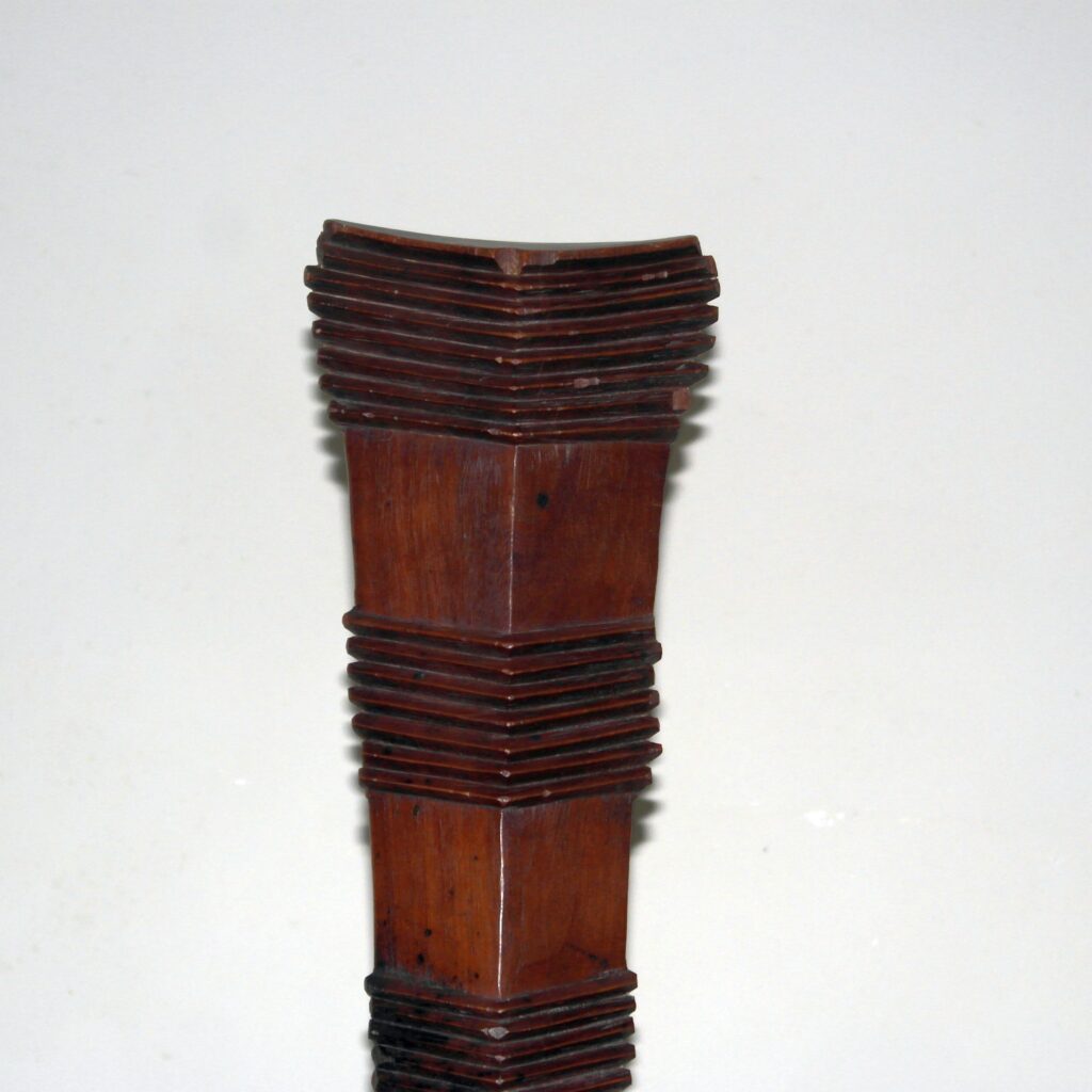 19th century Samoan club, Samoan coconut stalk club, uatongi, Samoan tribal art antiques and weapons gallery, 19ème siècle Samoan massue de guerre 