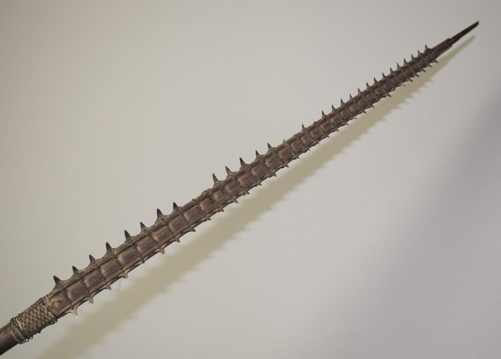 19th century Gilbert Island Kiribati shark tooth sword, Tetoanea or Tewinnarei, 19th century Polynesian art antiques and weapons gallery, 19ème siècle 19th century Gilbert Islands Kiribati shark tooth sword massue de guerre
