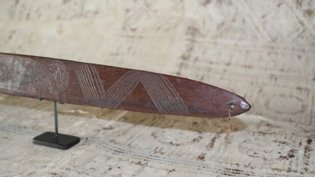 19th century Aboriginal churinga, 19th century Australian Aboriginal tribal art antiques and weapons gallery, Australian Aboriginal artifact