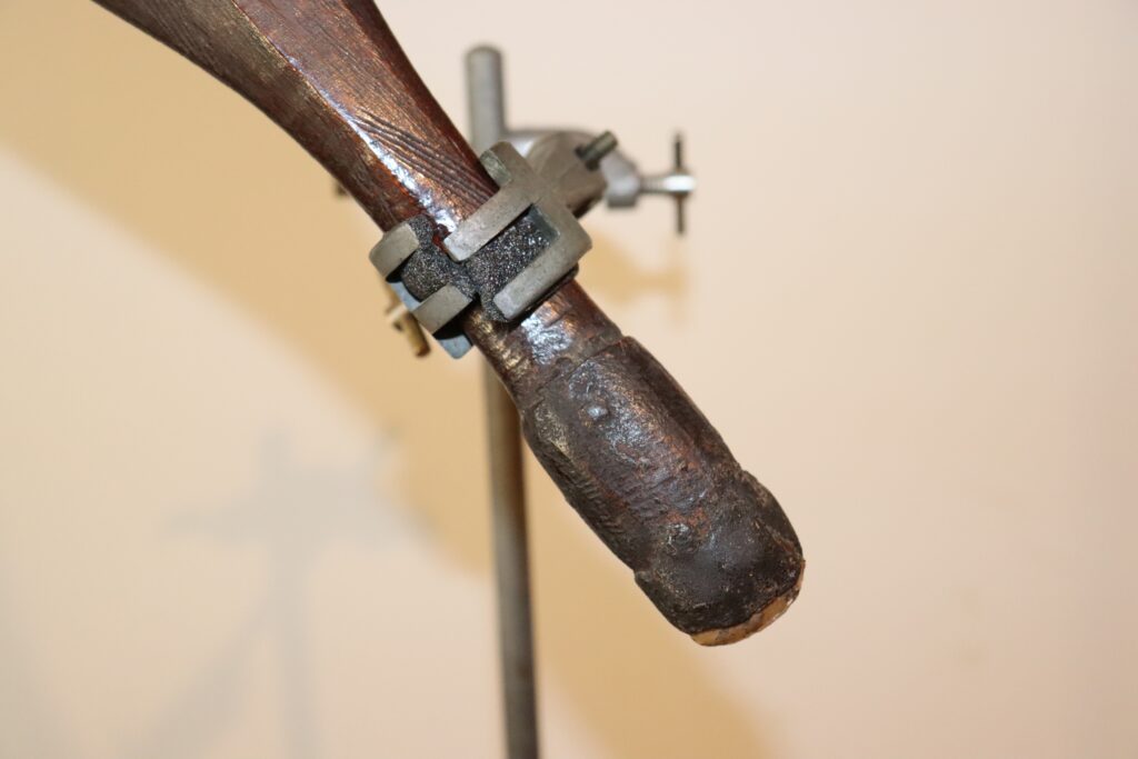 19th century Aboriginal wommera, 19th century Australian Aboriginal spear thrower wommera, antique aboriginal weapon, Aboriginal tribal art antiques and weapons gallery