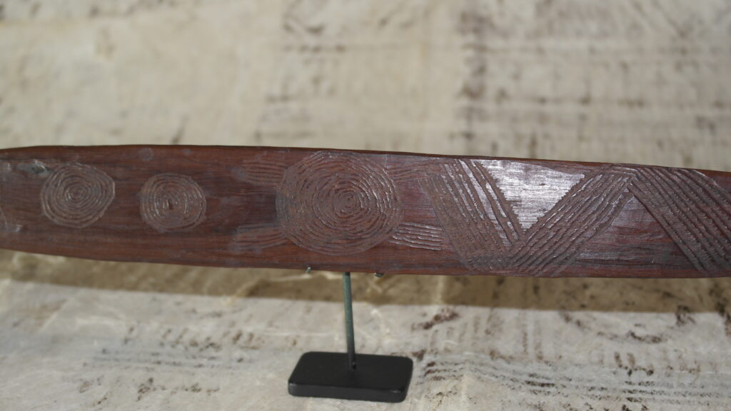 19th century Aboriginal churinga, 19th century Australian Aboriginal tribal art antiques and weapons gallery, Australian Aboriginal artifact