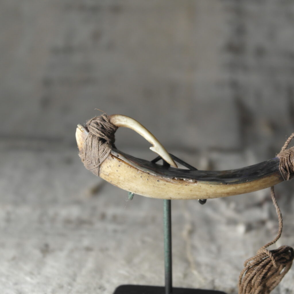 19th century Maori fishing lure pā kahawai, Maori tribal art antiques and weapons gallery, 19ème siècle Maoris massue de guerre