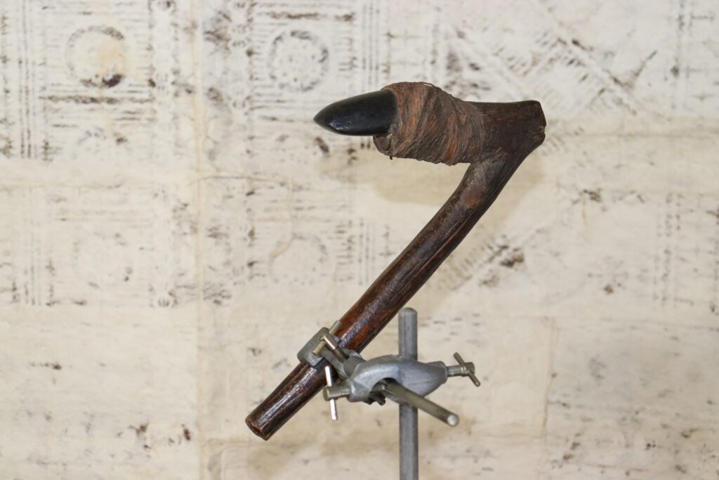 19th century Fijian adze, matau vatu, Fijian tribal art antiques and weapons gallery, 19ème siècle Fidji massue de guerre