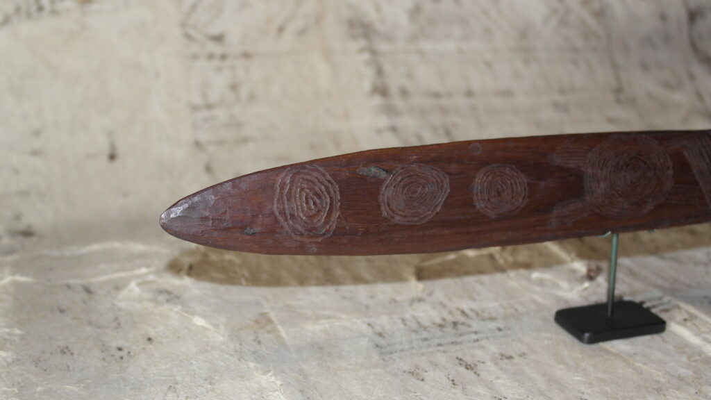 19th century Aboriginal churinga, 19th century Australian Aboriginal tribal art antiques and weapons gallery, Australian Aboriginal artifact