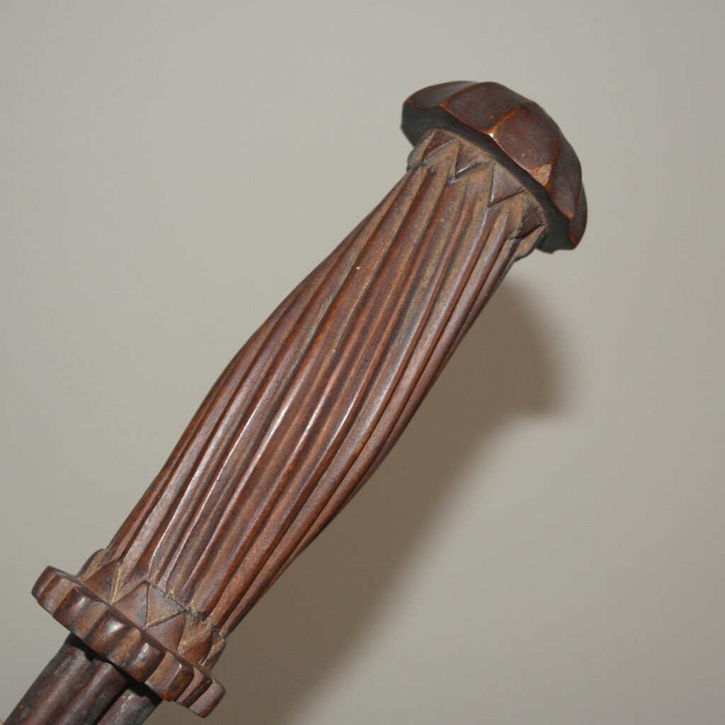 18th century Fijian fork cula ni bokola, Fijian cannibal fork, Fijian tribal art antiques and weapons gallery, 19ème siècle Fidji massue de guerre