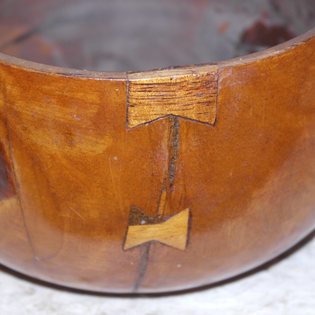 19th century Hawaiian koa bowl, Polynesian tribal art antiques and weapons gallery, 19th century Hawaiian koa calabash, tribal art gallery
