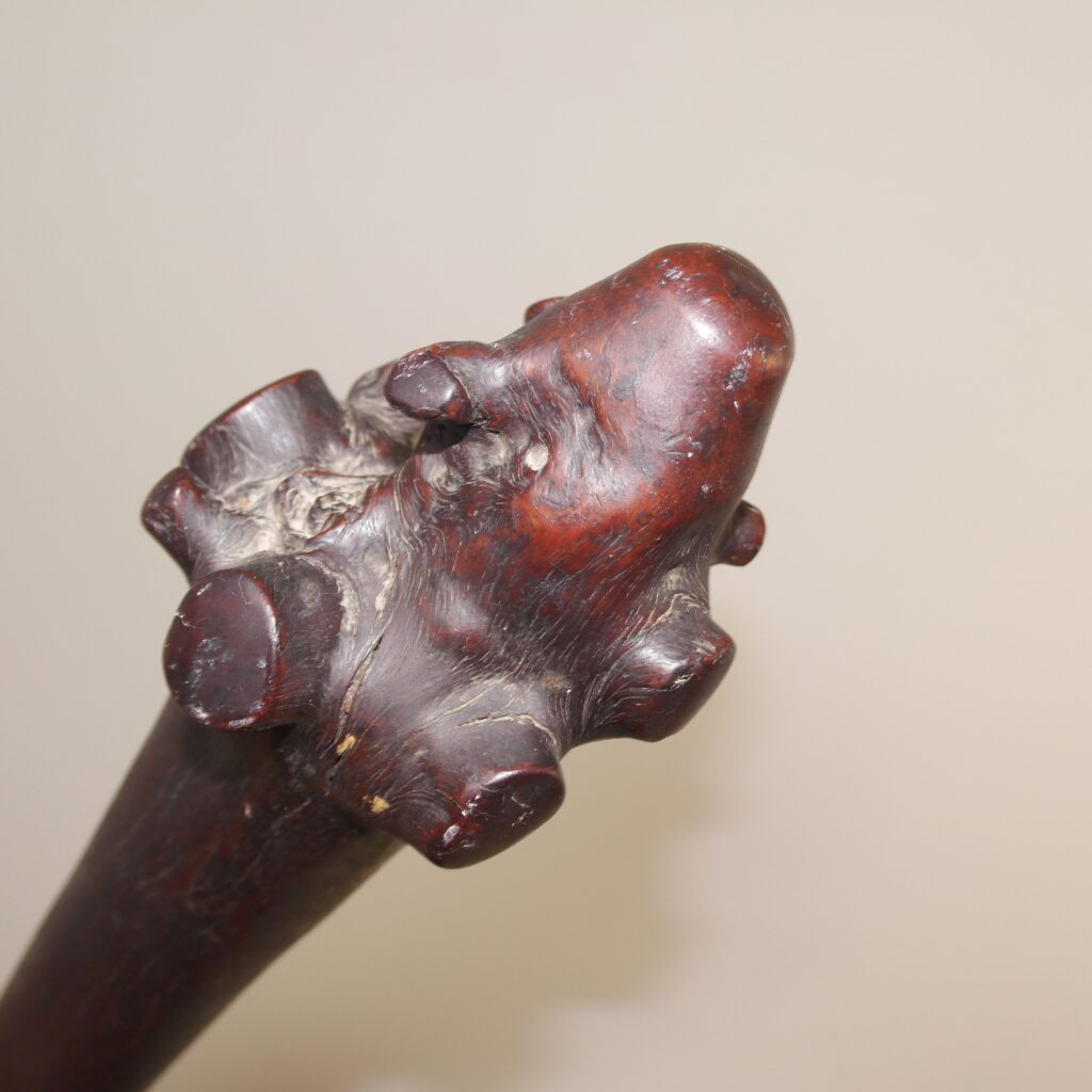 19th century Fijian vunikau club, 19th century Fijian war club, Fijian tribal art antiques and weapons gallery, 19ème siècle Fidji massue de guerre