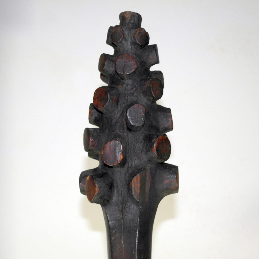 19th century Fijian vunikau club, Vunikau-bulibuli-sevaro, Fijian tribal art antiques and weapons gallery, 19ème siècle Fidji massue de guerre