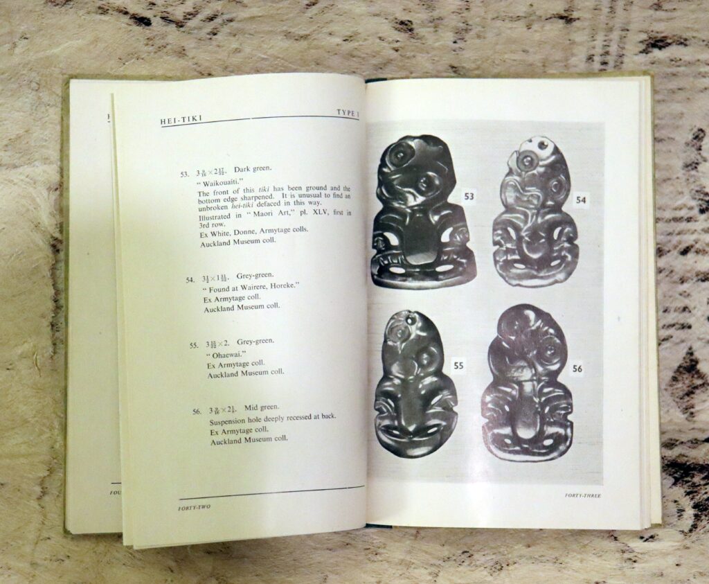 THE ARMYTAGE COLLECTION OF MAORI JADE by K. Athol Webster London Cable Press 1948, 22 x 14 cm 77 p with 129 items ill. in b/w.