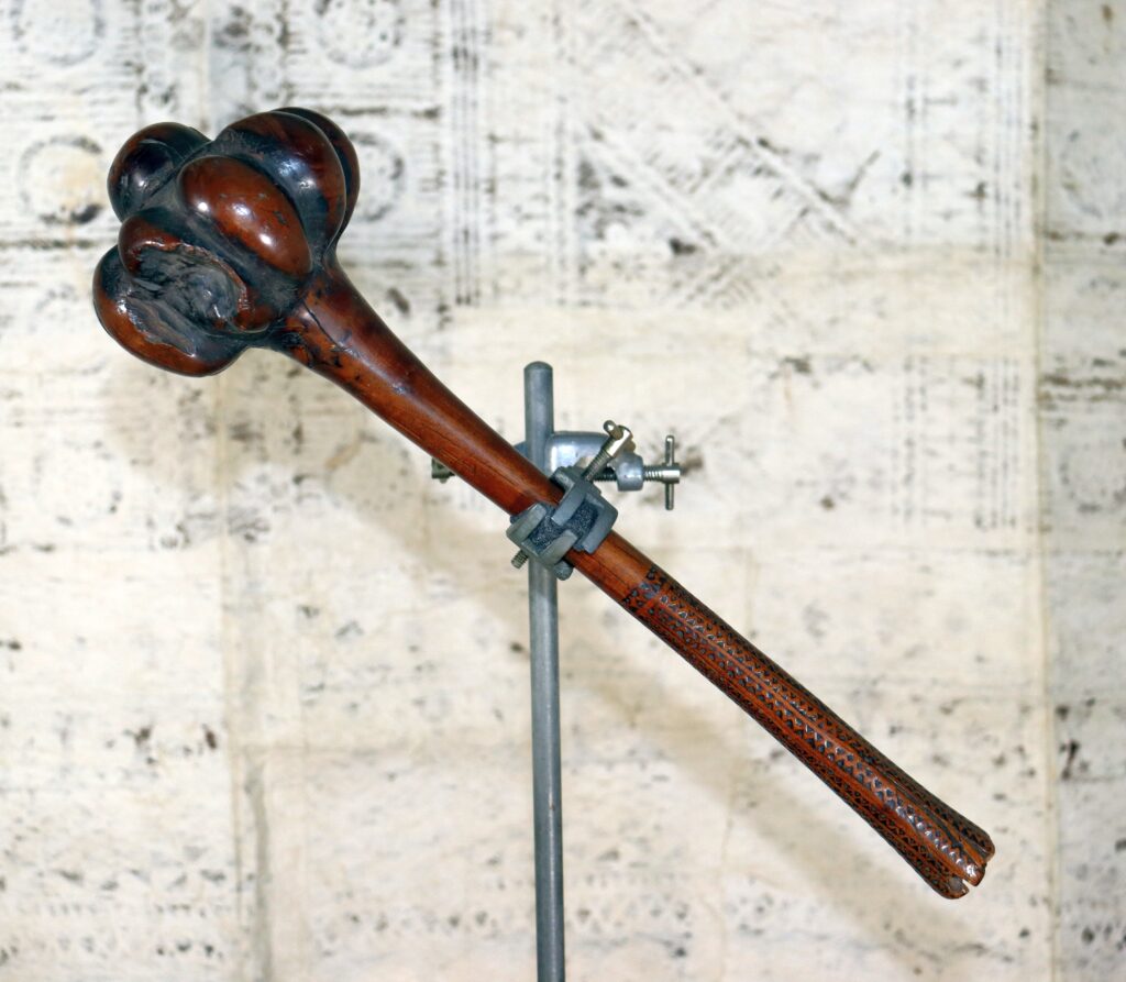 19th century Fijian ula throwing club, Polynesian tribal art antiques and weapons gallery, 19ème siècle Fidji massue de guerre, Fijian weapon